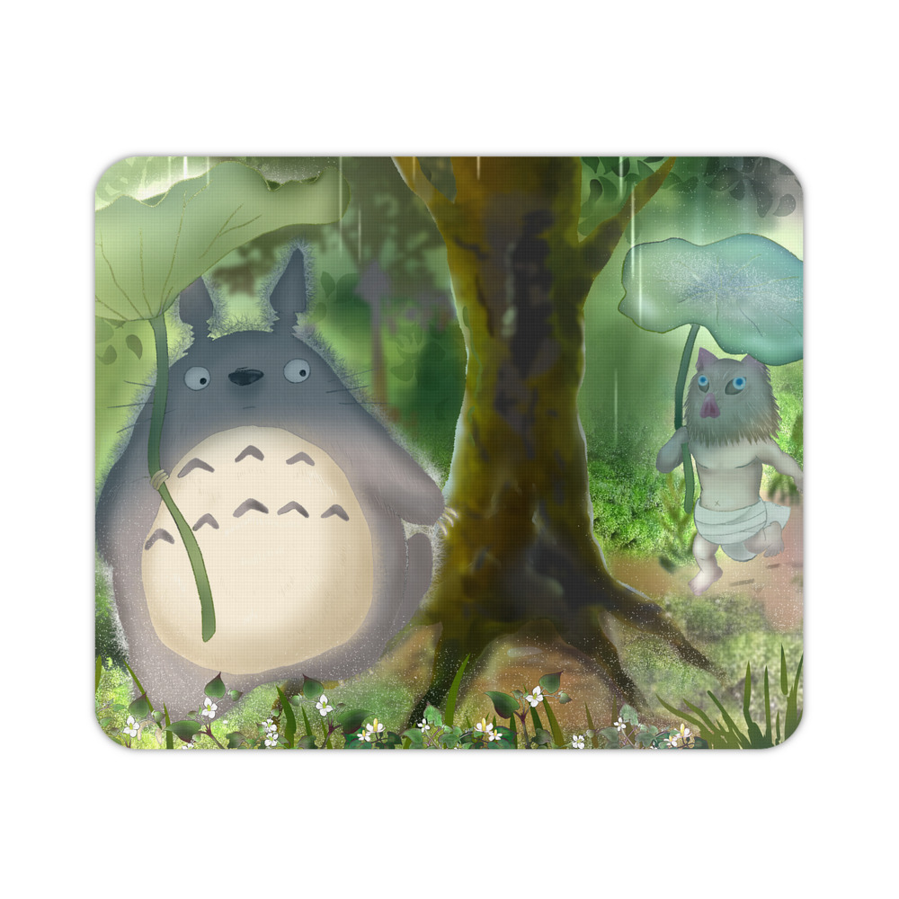 （画像用） となりのトトロ 草壁メイ 草壁サツキ My Neighbor Totoro Satsuki Kusakabe Mei Kusakabe マウスパッド ステッチ加工 ラバー素材 防水 滑り止め 超薄型 ゲーミング/オフィス対応