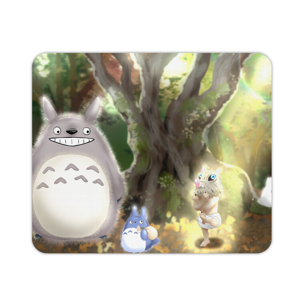 （画像用） となりのトトロ 草壁メイ 草壁サツキ My Neighbor Totoro Satsuki Kusakabe Mei Kusakabe マウスパッド ステッチ加工 ラバー素材 防水 滑り止め 超薄型 ゲーミング/オフィス対応