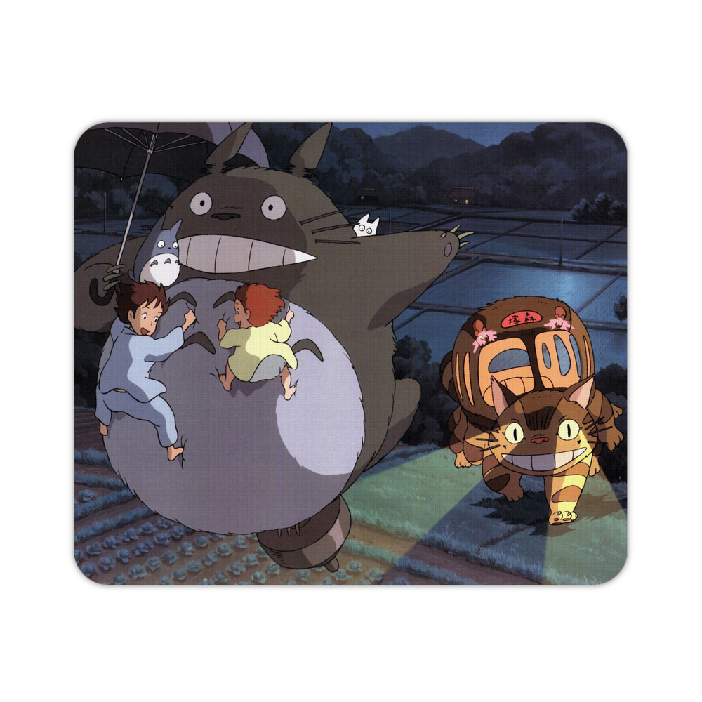 （画像用） となりのトトロ 草壁メイ 草壁サツキ My Neighbor Totoro Satsuki Kusakabe Mei Kusakabe マウスパッド ステッチ加工 ラバー素材 防水 滑り止め 超薄型 ゲーミング/オフィス対応
