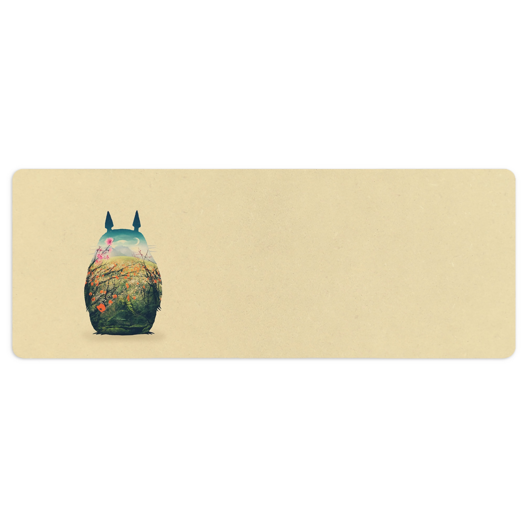 （画像用） となりのトトロ 草壁メイ 草壁サツキ My Neighbor Totoro Satsuki Kusakabe Mei Kusakabe ステッチ加工 大判デスクマット／滑り止めマウスパッド