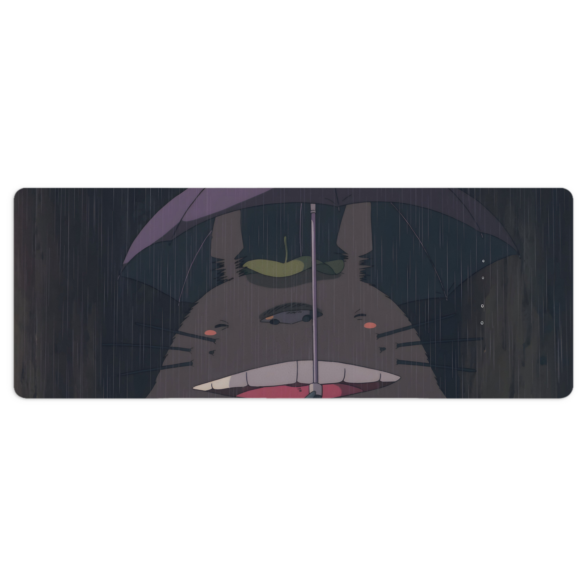 （画像用） となりのトトロ 草壁メイ 草壁サツキ My Neighbor Totoro Satsuki Kusakabe Mei Kusakabe ステッチ加工 大判デスクマット／滑り止めマウスパッド
