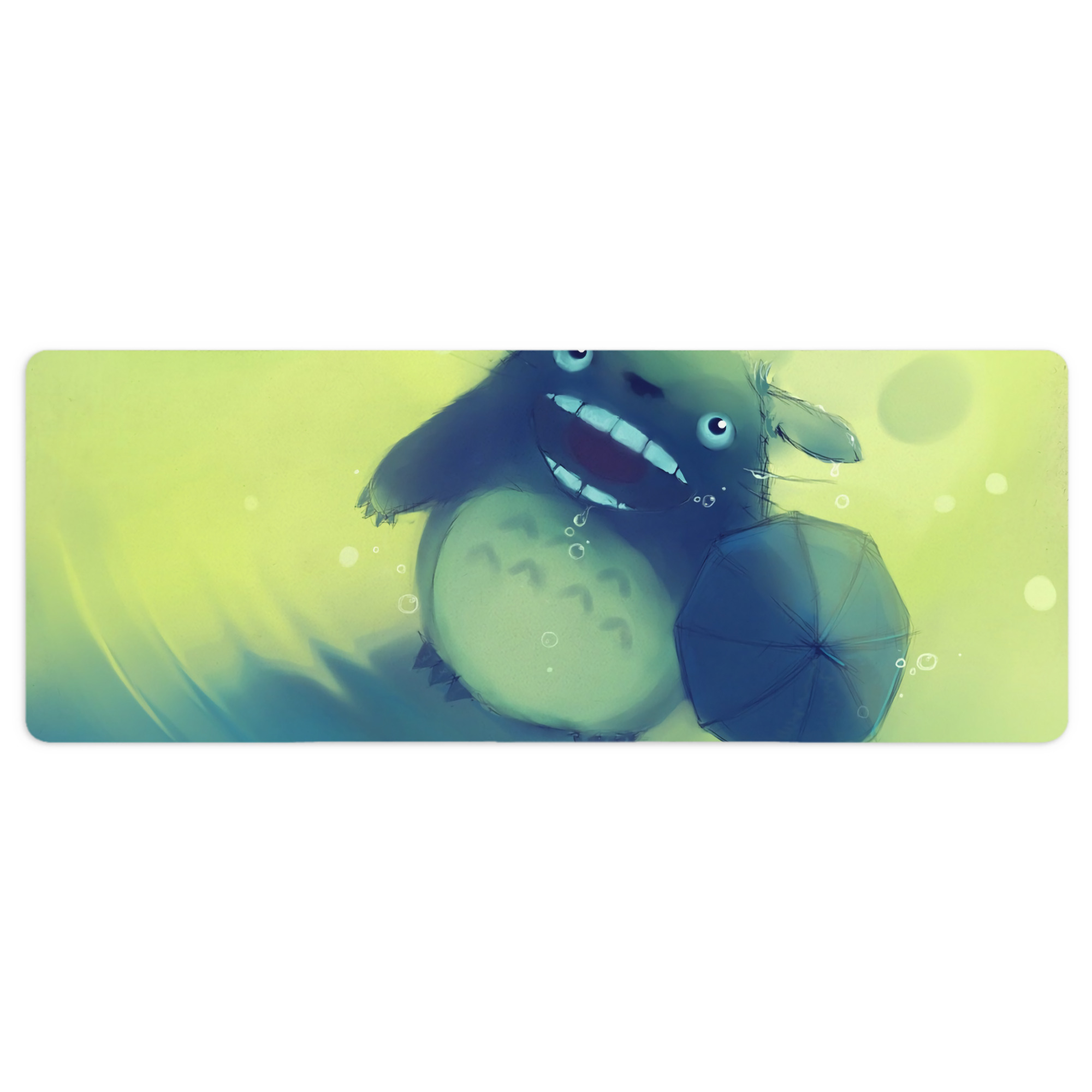 （画像用） となりのトトロ 草壁メイ 草壁サツキ My Neighbor Totoro Satsuki Kusakabe Mei Kusakabe ステッチ加工 大判デスクマット／滑り止めマウスパッド