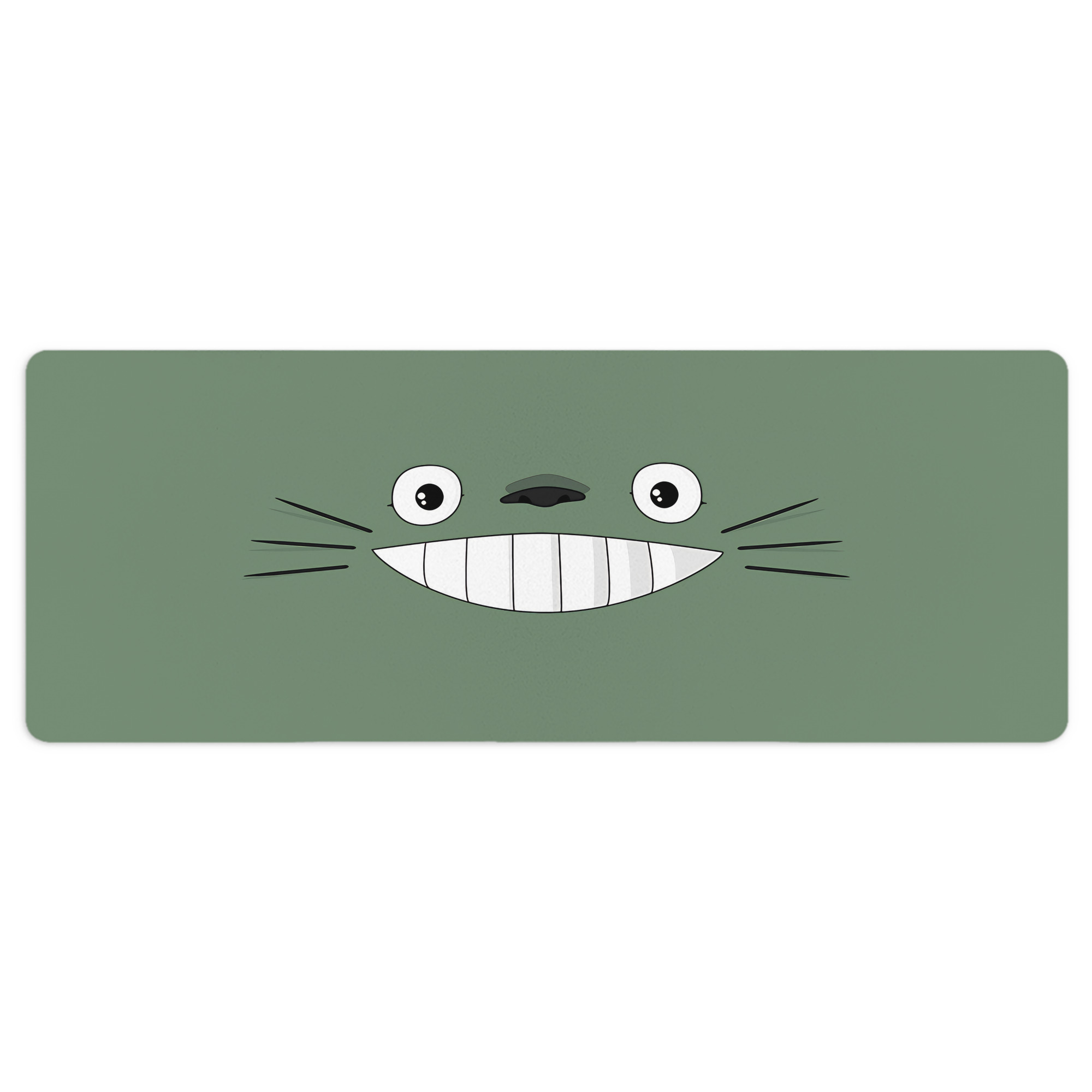 （画像用） となりのトトロ 草壁メイ 草壁サツキ My Neighbor Totoro Satsuki Kusakabe Mei Kusakabe ステッチ加工 大判デスクマット／滑り止めマウスパッド