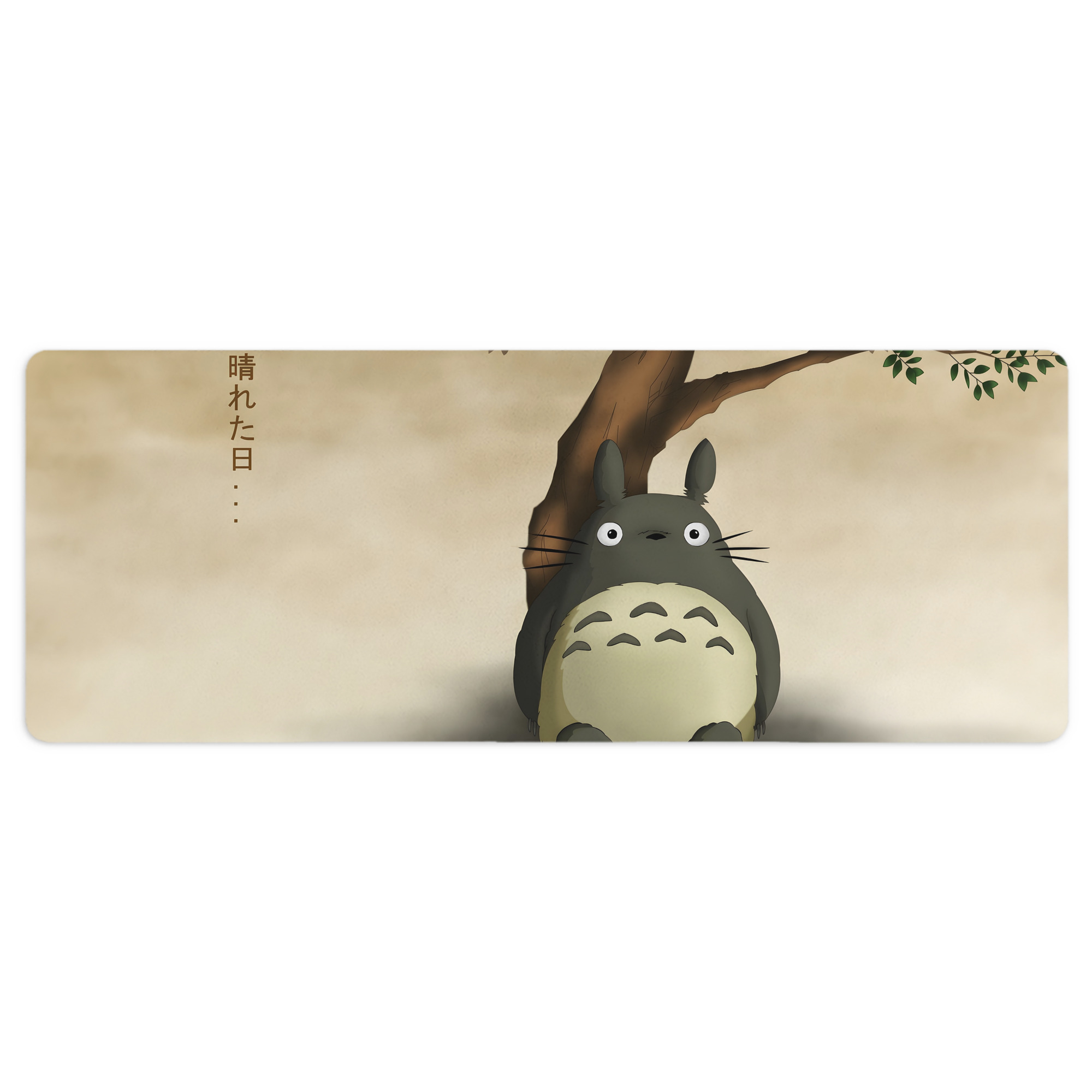 （画像用） となりのトトロ 草壁メイ 草壁サツキ My Neighbor Totoro Satsuki Kusakabe Mei Kusakabe ステッチ加工 大判デスクマット／滑り止めマウスパッド