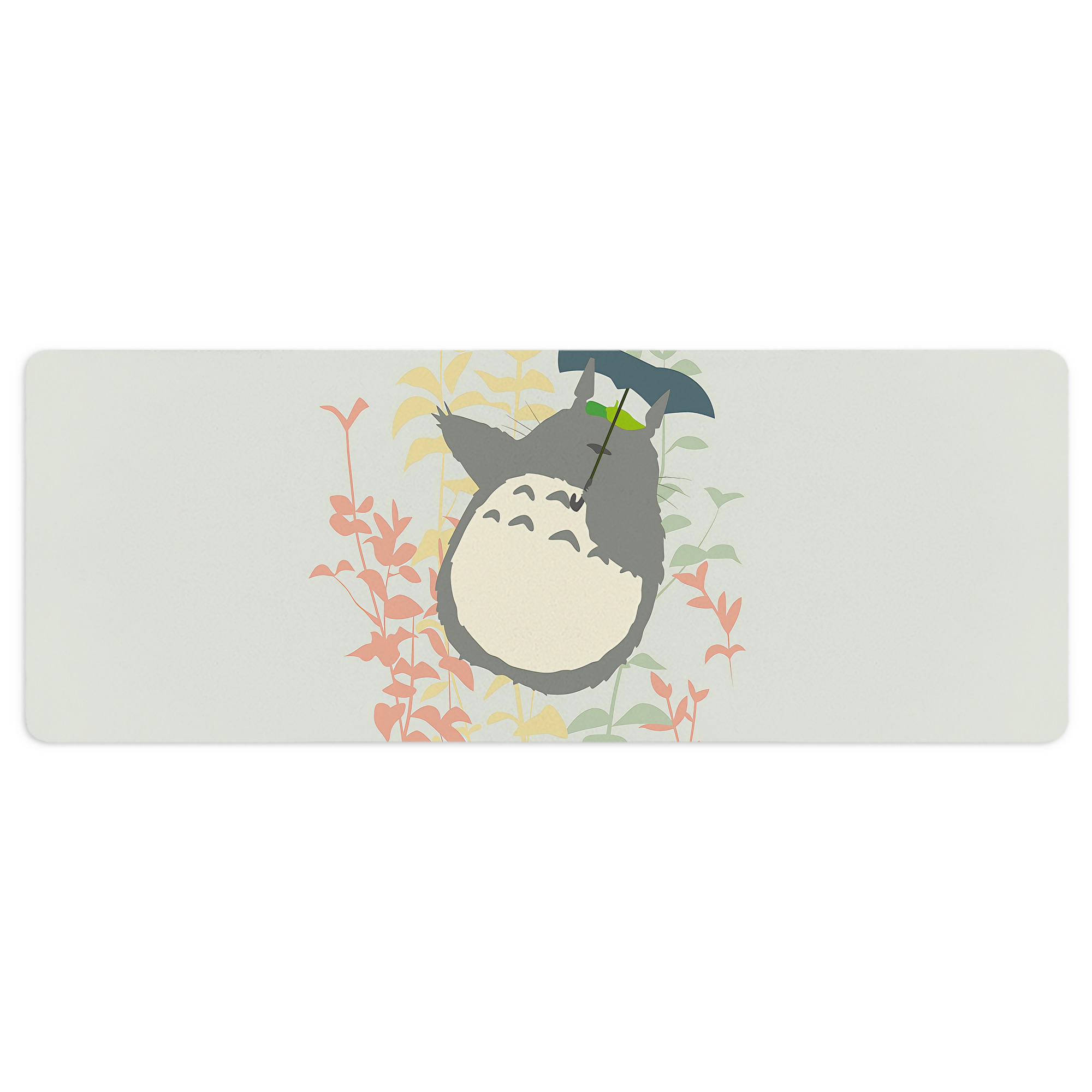 （画像用） となりのトトロ 草壁メイ 草壁サツキ My Neighbor Totoro Satsuki Kusakabe Mei Kusakabe ステッチ加工 大判デスクマット／滑り止めマウスパッド