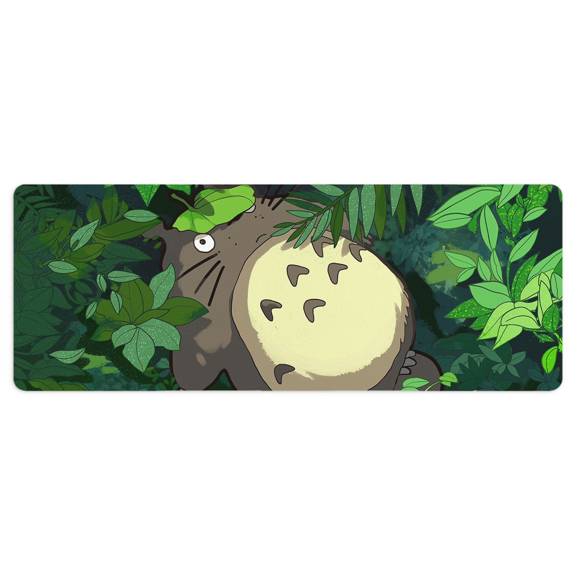 （画像用） となりのトトロ 草壁メイ 草壁サツキ My Neighbor Totoro Satsuki Kusakabe Mei Kusakabe ステッチ加工 大判デスクマット／滑り止めマウスパッド
