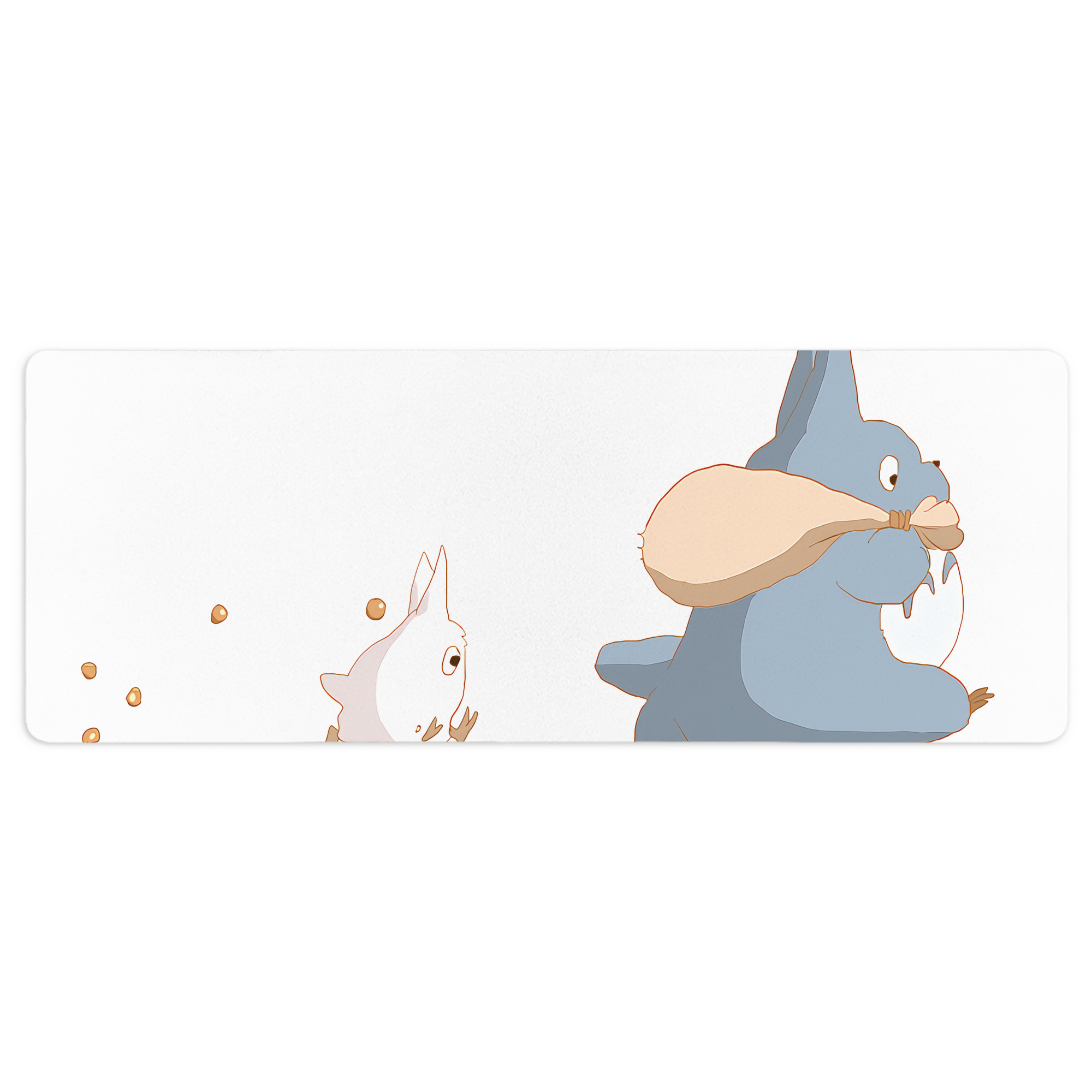 （画像用） となりのトトロ 草壁メイ 草壁サツキ My Neighbor Totoro Satsuki Kusakabe Mei Kusakabe ステッチ加工 大判デスクマット／滑り止めマウスパッド