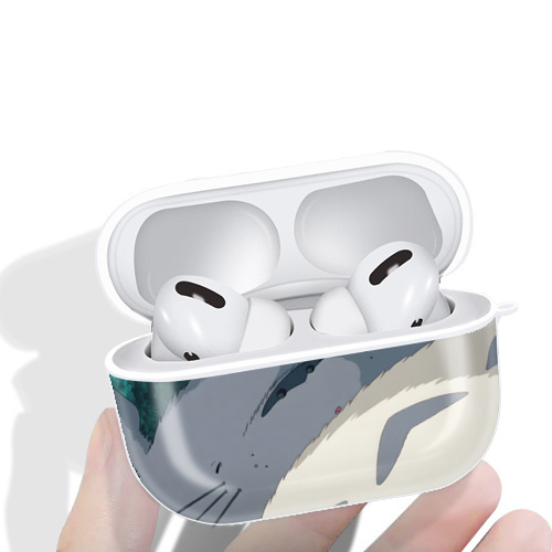 となりのトトロ 草壁メイ 草壁サツキ My Neighbor Totoro Satsuki Kusakabe Mei Kusakabe 【AirPods Pro用】ハードシェル保護ケース 耐衝撃・防指紋・カラビナ付き商品仕様
