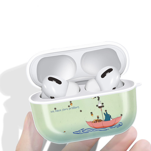 となりのトトロ 草壁メイ 草壁サツキ My Neighbor Totoro Satsuki Kusakabe Mei Kusakabe 【AirPods Pro用】ハードシェル保護ケース 耐衝撃・防指紋・カラビナ付き商品仕様