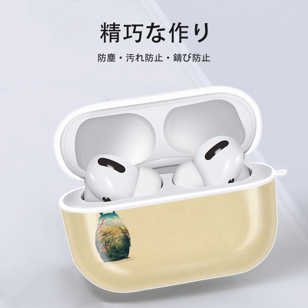 となりのトトロ 草壁メイ 草壁サツキ My Neighbor Totoro Satsuki Kusakabe Mei Kusakabe 【AirPods Pro用】ハードシェル保護ケース 耐衝撃・防指紋・カラビナ付き商品仕様