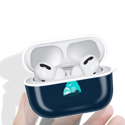 となりのトトロ 草壁メイ 草壁サツキ My Neighbor Totoro Satsuki Kusakabe Mei Kusakabe 【AirPods Pro用】ハードシェル保護ケース 耐衝撃・防指紋・カラビナ付き商品仕様