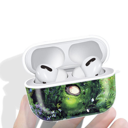 となりのトトロ 草壁メイ 草壁サツキ My Neighbor Totoro Satsuki Kusakabe Mei Kusakabe 【AirPods Pro用】ハードシェル保護ケース 耐衝撃・防指紋・カラビナ付き商品仕様