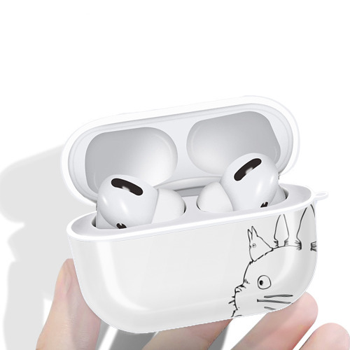 となりのトトロ 草壁メイ 草壁サツキ My Neighbor Totoro Satsuki Kusakabe Mei Kusakabe 【AirPods Pro用】ハードシェル保護ケース 耐衝撃・防指紋・カラビナ付き商品仕様
