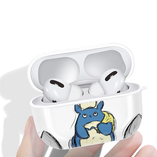 となりのトトロ 草壁メイ 草壁サツキ My Neighbor Totoro Satsuki Kusakabe Mei Kusakabe 【AirPods Pro用】ハードシェル保護ケース 耐衝撃・防指紋・カラビナ付き商品仕様