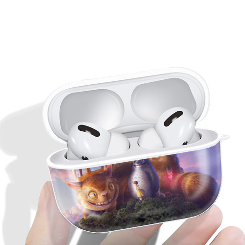 となりのトトロ 草壁メイ 草壁サツキ My Neighbor Totoro Satsuki Kusakabe Mei Kusakabe 【AirPods Pro用】ハードシェル保護ケース 耐衝撃・防指紋・カラビナ付き商品仕様