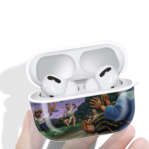 となりのトトロ 草壁メイ 草壁サツキ My Neighbor Totoro Satsuki Kusakabe Mei Kusakabe 【AirPods Pro用】ハードシェル保護ケース 耐衝撃・防指紋・カラビナ付き商品仕様
