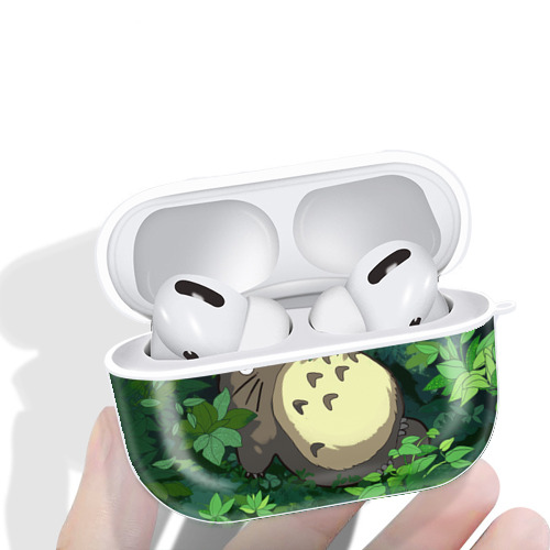 となりのトトロ 草壁メイ 草壁サツキ My Neighbor Totoro Satsuki Kusakabe Mei Kusakabe 【AirPods Pro用】ハードシェル保護ケース 耐衝撃・防指紋・カラビナ付き商品仕様
