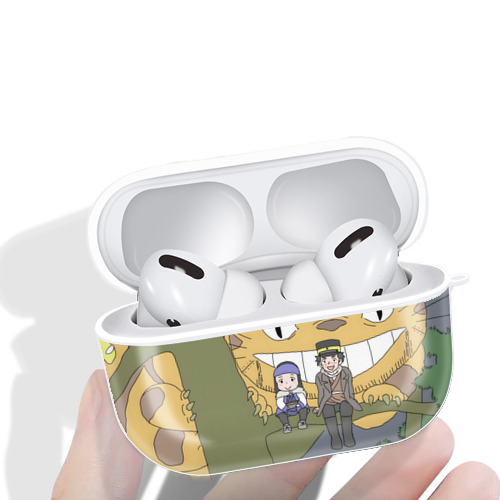 となりのトトロ 草壁メイ 草壁サツキ My Neighbor Totoro Satsuki Kusakabe Mei Kusakabe 【AirPods Pro用】ハードシェル保護ケース 耐衝撃・防指紋・カラビナ付き商品仕様