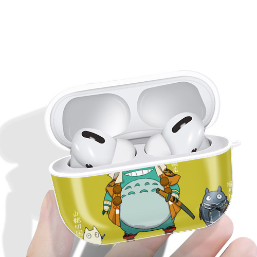 となりのトトロ 草壁メイ 草壁サツキ My Neighbor Totoro Satsuki Kusakabe Mei Kusakabe 【AirPods Pro用】ハードシェル保護ケース 耐衝撃・防指紋・カラビナ付き商品仕様