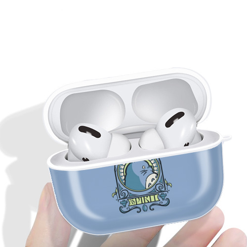 となりのトトロ 草壁メイ 草壁サツキ My Neighbor Totoro Satsuki Kusakabe Mei Kusakabe 【AirPods Pro用】ハードシェル保護ケース 耐衝撃・防指紋・カラビナ付き商品仕様