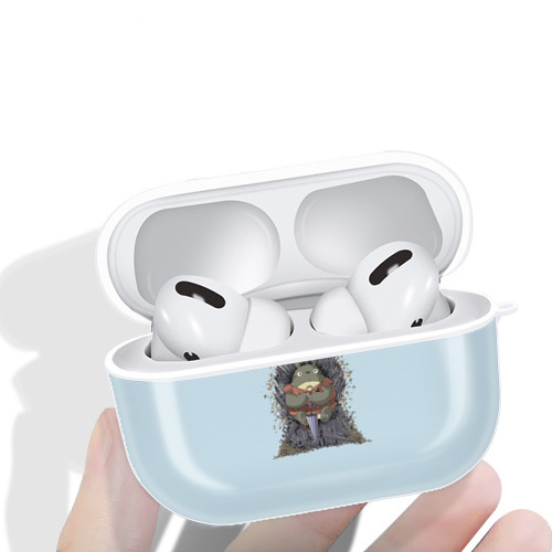 となりのトトロ 草壁メイ 草壁サツキ My Neighbor Totoro Satsuki Kusakabe Mei Kusakabe 【AirPods Pro用】ハードシェル保護ケース 耐衝撃・防指紋・カラビナ付き商品仕様
