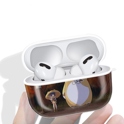 となりのトトロ 草壁メイ 草壁サツキ My Neighbor Totoro Satsuki Kusakabe Mei Kusakabe 【AirPods Pro用】ハードシェル保護ケース 耐衝撃・防指紋・カラビナ付き商品仕様
