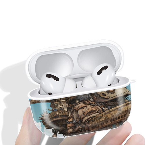 となりのトトロ 草壁メイ 草壁サツキ My Neighbor Totoro Satsuki Kusakabe Mei Kusakabe 【AirPods Pro用】ハードシェル保護ケース 耐衝撃・防指紋・カラビナ付き商品仕様