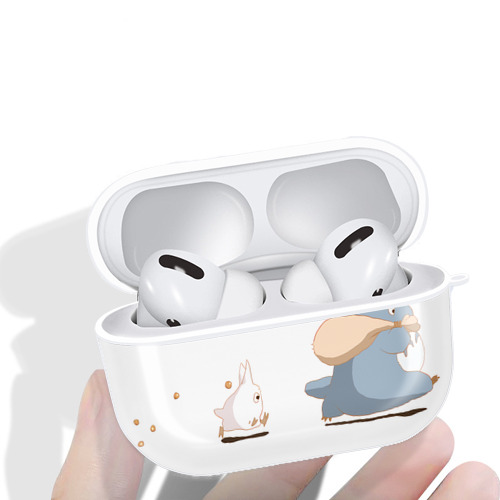 となりのトトロ 草壁メイ 草壁サツキ My Neighbor Totoro Satsuki Kusakabe Mei Kusakabe 【AirPods Pro用】ハードシェル保護ケース 耐衝撃・防指紋・カラビナ付き商品仕様