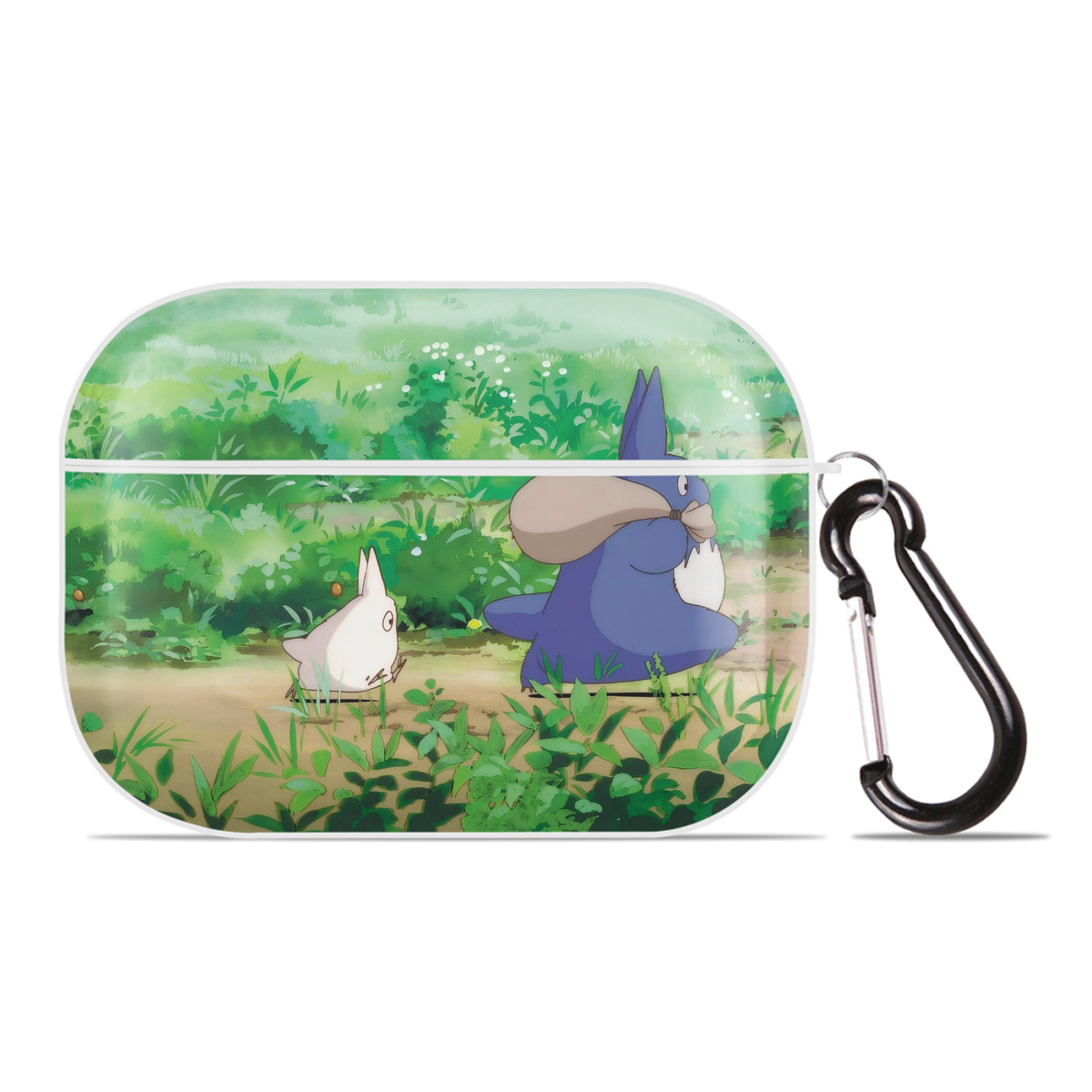 （画像用） となりのトトロ 草壁メイ 草壁サツキ My Neighbor Totoro Satsuki Kusakabe Mei Kusakabe 【AirPods Pro用】ハードシェル保護ケース 耐衝撃・防指紋・カラビナ付き商品仕様