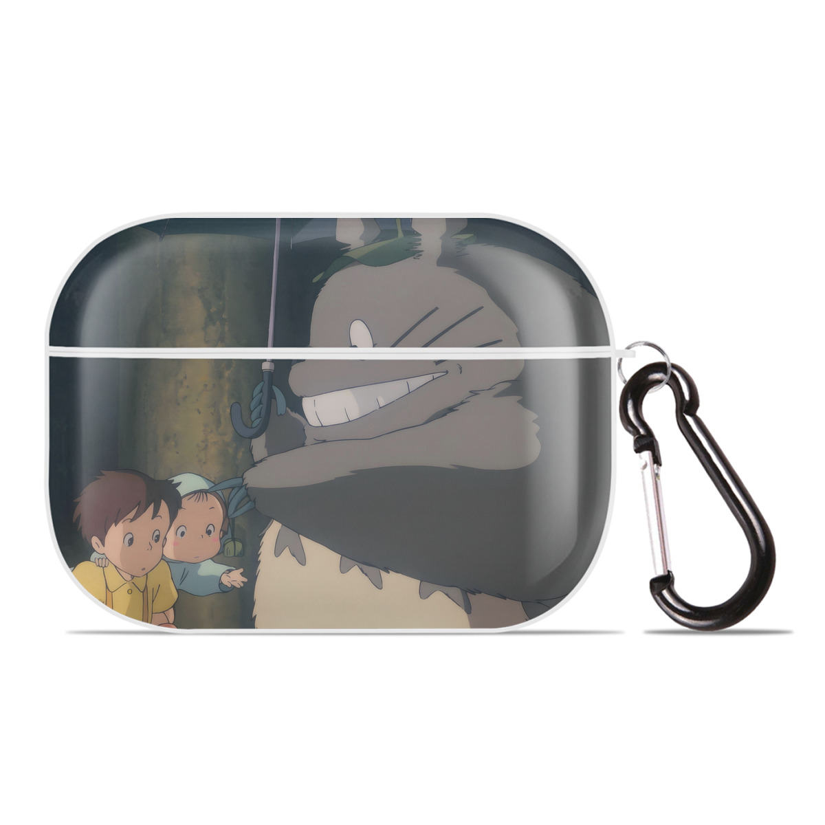 （画像用） となりのトトロ 草壁メイ 草壁サツキ My Neighbor Totoro Satsuki Kusakabe Mei Kusakabe 【AirPods Pro用】ハードシェル保護ケース 耐衝撃・防指紋・カラビナ付き商品仕様