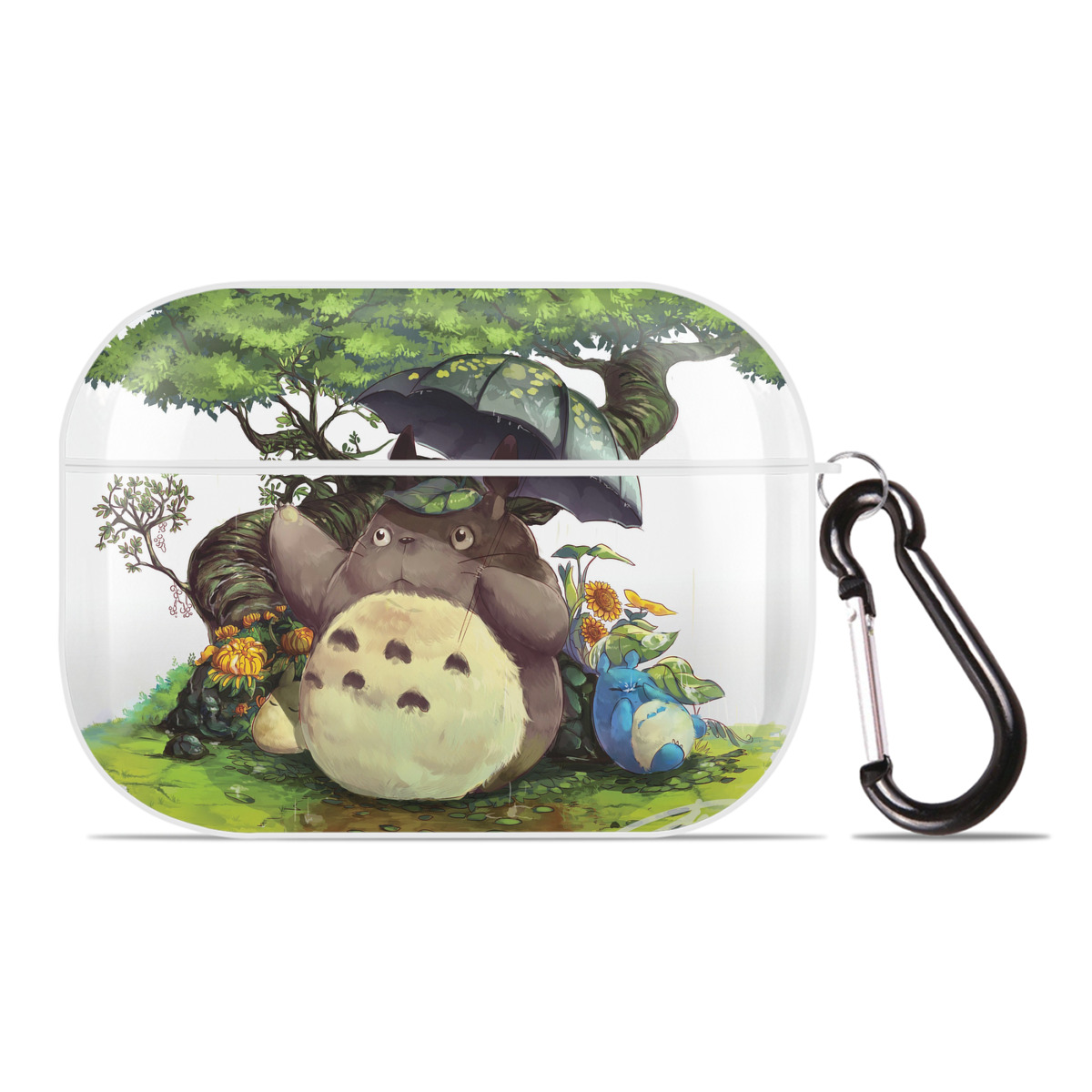 （画像用） となりのトトロ 草壁メイ 草壁サツキ My Neighbor Totoro Satsuki Kusakabe Mei Kusakabe 【AirPods Pro用】ハードシェル保護ケース 耐衝撃・防指紋・カラビナ付き商品仕様