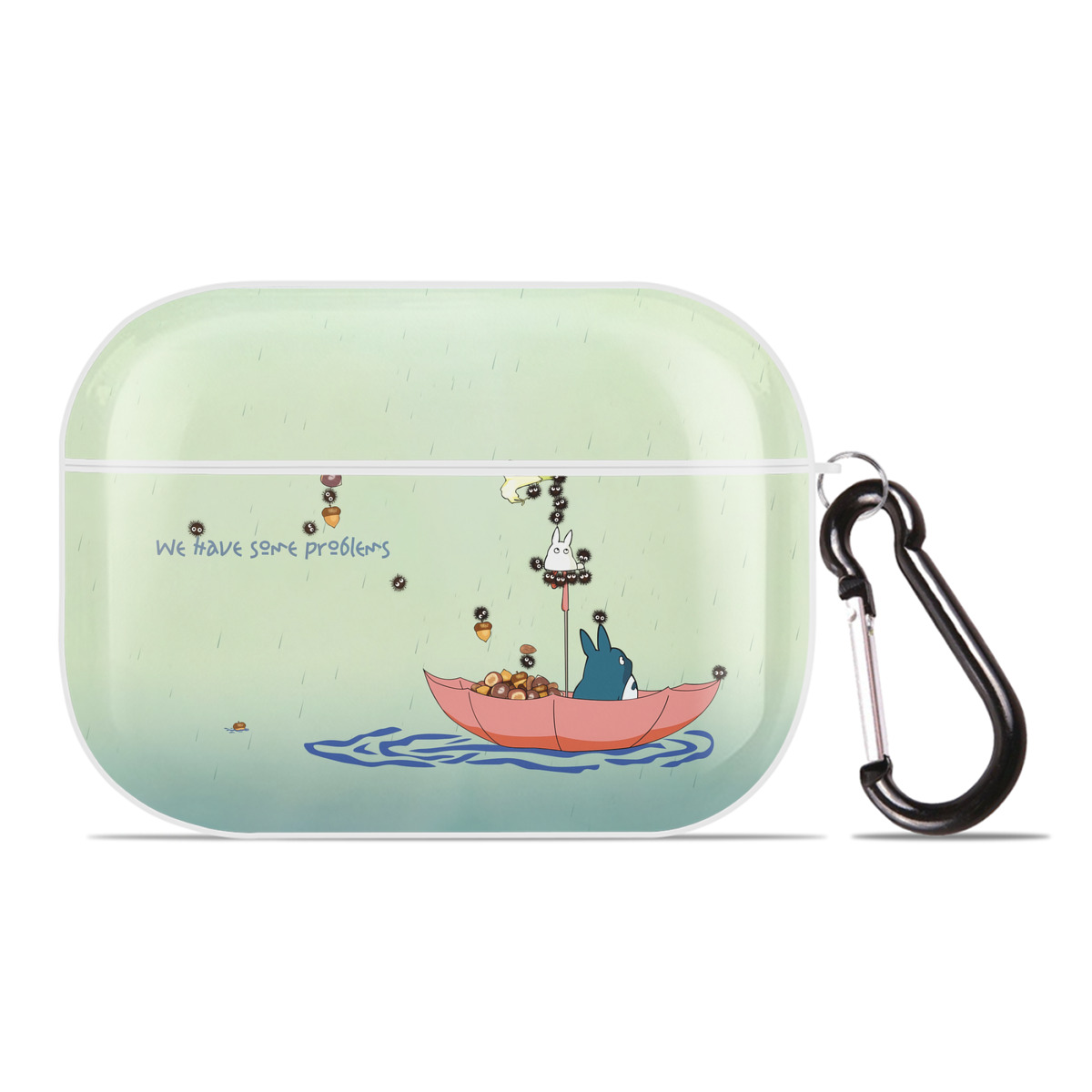 （画像用） となりのトトロ 草壁メイ 草壁サツキ My Neighbor Totoro Satsuki Kusakabe Mei Kusakabe 【AirPods Pro用】ハードシェル保護ケース 耐衝撃・防指紋・カラビナ付き商品仕様