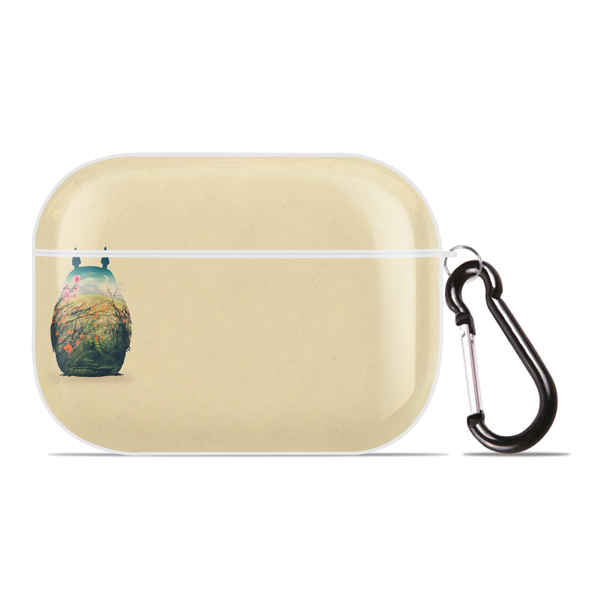 （画像用） となりのトトロ 草壁メイ 草壁サツキ My Neighbor Totoro Satsuki Kusakabe Mei Kusakabe 【AirPods Pro用】ハードシェル保護ケース 耐衝撃・防指紋・カラビナ付き商品仕様