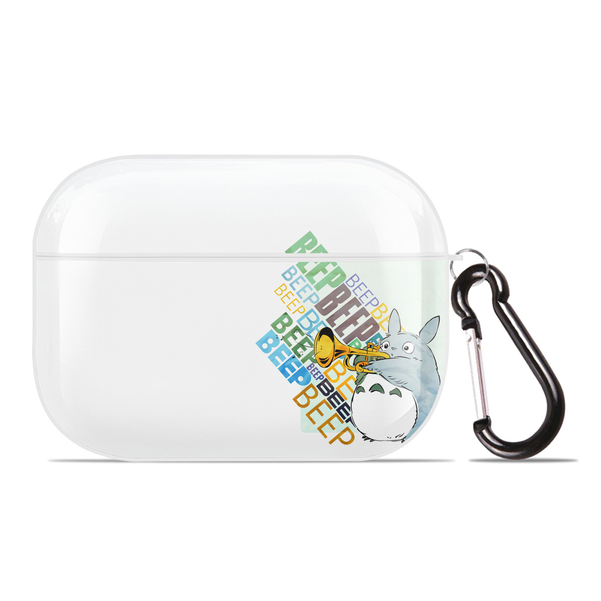 （画像用） となりのトトロ 草壁メイ 草壁サツキ My Neighbor Totoro Satsuki Kusakabe Mei Kusakabe 【AirPods Pro用】ハードシェル保護ケース 耐衝撃・防指紋・カラビナ付き商品仕様