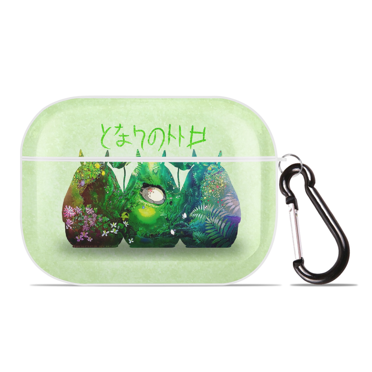 （画像用） となりのトトロ 草壁メイ 草壁サツキ My Neighbor Totoro Satsuki Kusakabe Mei Kusakabe 【AirPods Pro用】ハードシェル保護ケース 耐衝撃・防指紋・カラビナ付き商品仕様