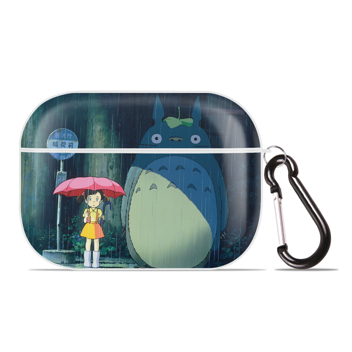 （画像用） となりのトトロ 草壁メイ 草壁サツキ My Neighbor Totoro Satsuki Kusakabe Mei Kusakabe 【AirPods Pro用】ハードシェル保護ケース 耐衝撃・防指紋・カラビナ付き商品仕様