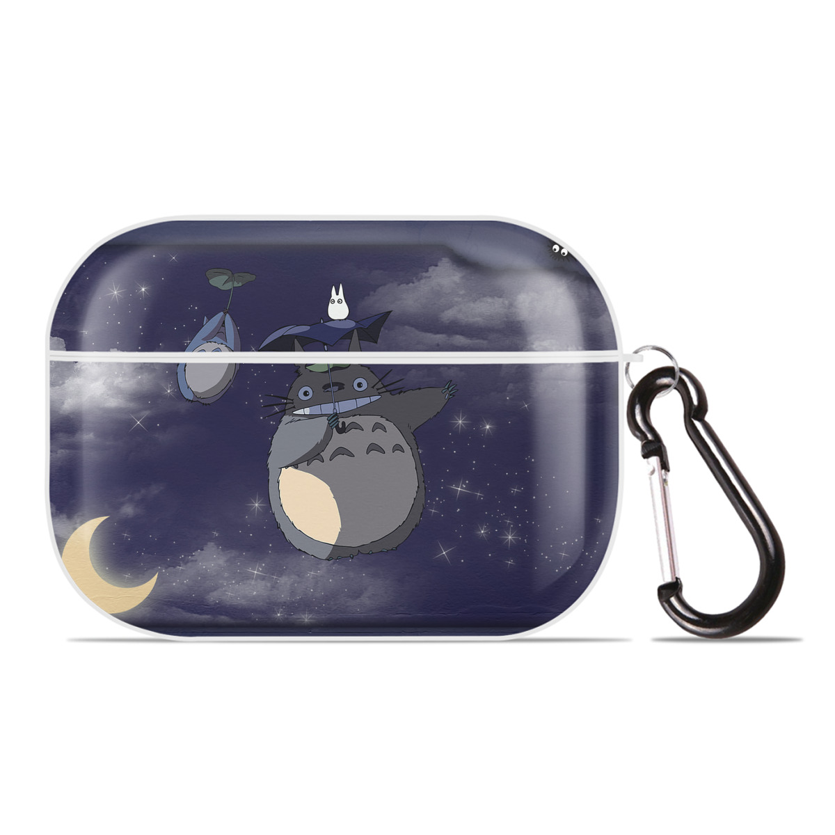 （画像用） となりのトトロ 草壁メイ 草壁サツキ My Neighbor Totoro Satsuki Kusakabe Mei Kusakabe 【AirPods Pro用】ハードシェル保護ケース 耐衝撃・防指紋・カラビナ付き商品仕様