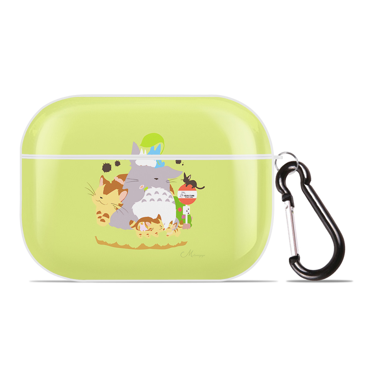 （画像用） となりのトトロ 草壁メイ 草壁サツキ My Neighbor Totoro Satsuki Kusakabe Mei Kusakabe 【AirPods Pro用】ハードシェル保護ケース 耐衝撃・防指紋・カラビナ付き商品仕様