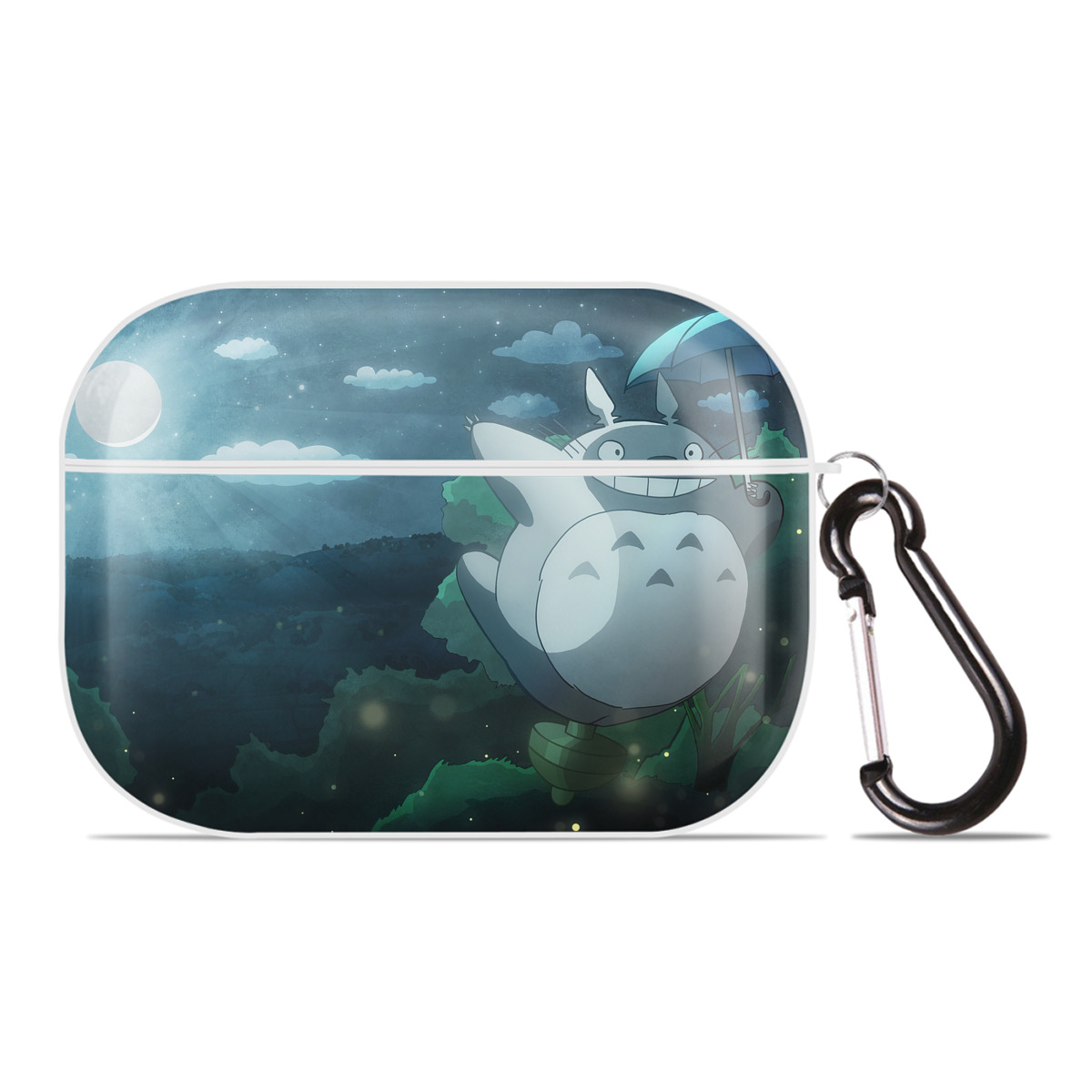 （画像用） となりのトトロ 草壁メイ 草壁サツキ My Neighbor Totoro Satsuki Kusakabe Mei Kusakabe 【AirPods Pro用】ハードシェル保護ケース 耐衝撃・防指紋・カラビナ付き商品仕様