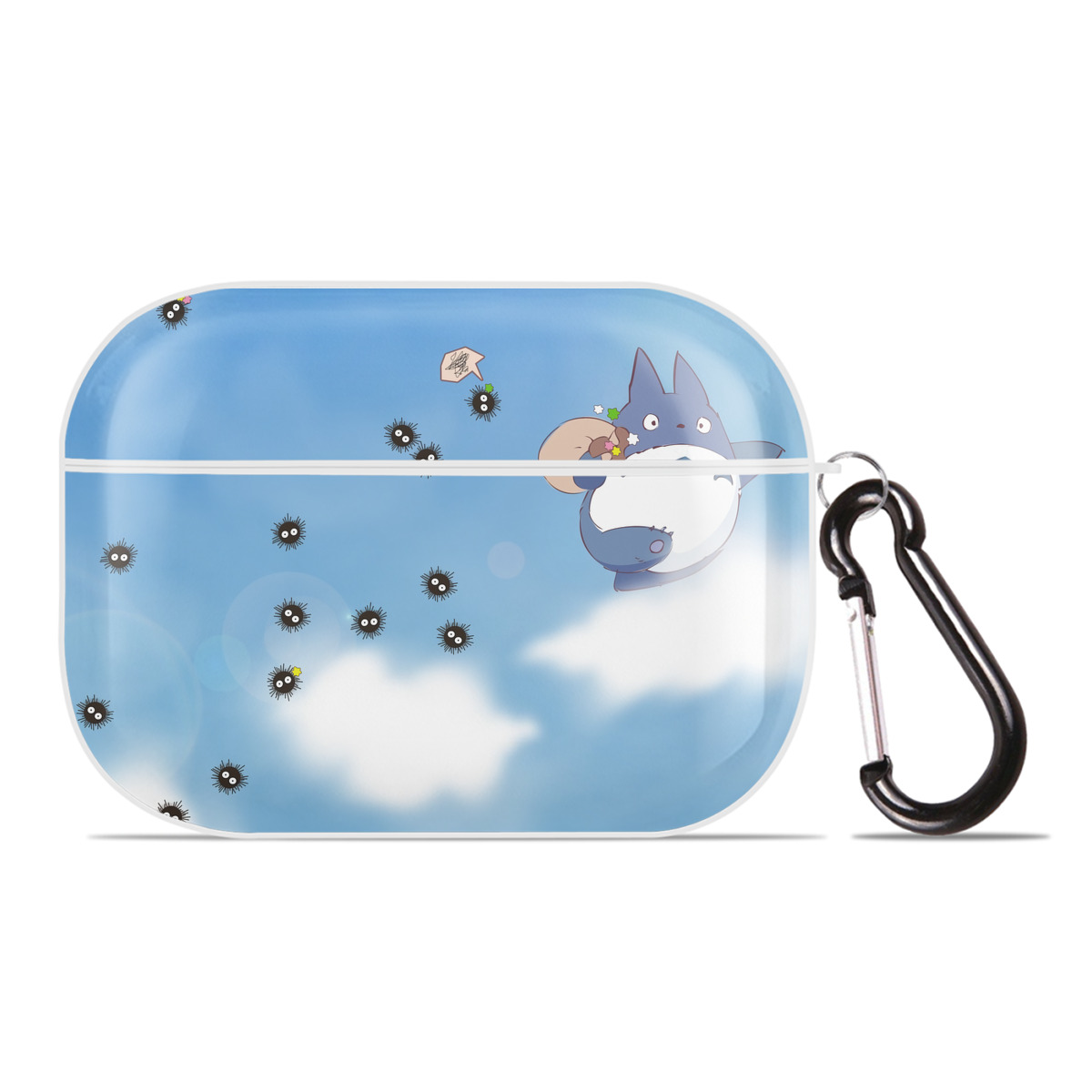 （画像用） となりのトトロ 草壁メイ 草壁サツキ My Neighbor Totoro Satsuki Kusakabe Mei Kusakabe 【AirPods Pro用】ハードシェル保護ケース 耐衝撃・防指紋・カラビナ付き商品仕様