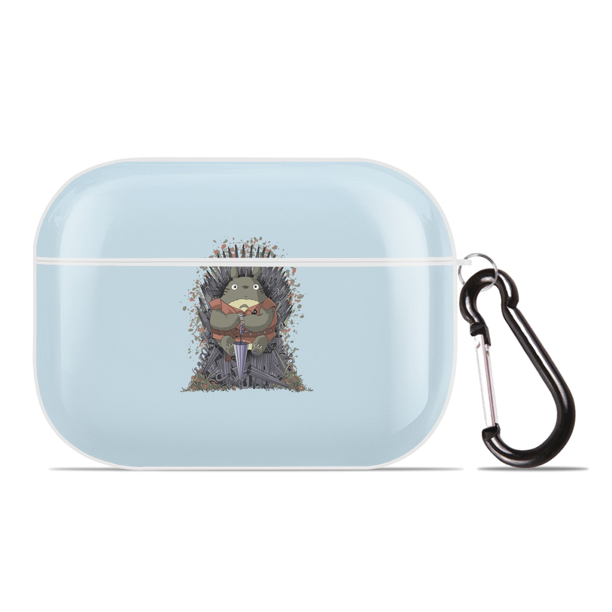 （画像用） となりのトトロ 草壁メイ 草壁サツキ My Neighbor Totoro Satsuki Kusakabe Mei Kusakabe 【AirPods Pro用】ハードシェル保護ケース 耐衝撃・防指紋・カラビナ付き商品仕様