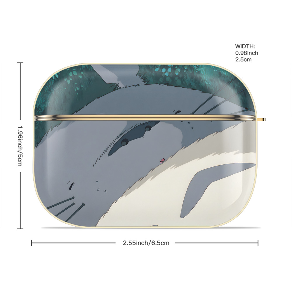 となりのトトロ 草壁メイ 草壁サツキ My Neighbor Totoro Satsuki Kusakabe Mei Kusakabe 【AirPods Pro用】ハードシェル保護ケース｜耐衝撃・防指紋・カラビナ付き商品仕様