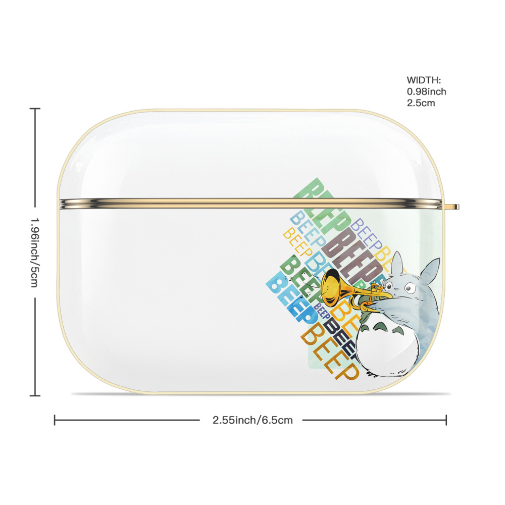 となりのトトロ 草壁メイ 草壁サツキ My Neighbor Totoro Satsuki Kusakabe Mei Kusakabe 【AirPods Pro用】ハードシェル保護ケース｜耐衝撃・防指紋・カラビナ付き商品仕様