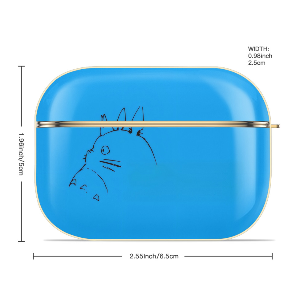 となりのトトロ 草壁メイ 草壁サツキ My Neighbor Totoro Satsuki Kusakabe Mei Kusakabe 【AirPods Pro用】ハードシェル保護ケース｜耐衝撃・防指紋・カラビナ付き商品仕様