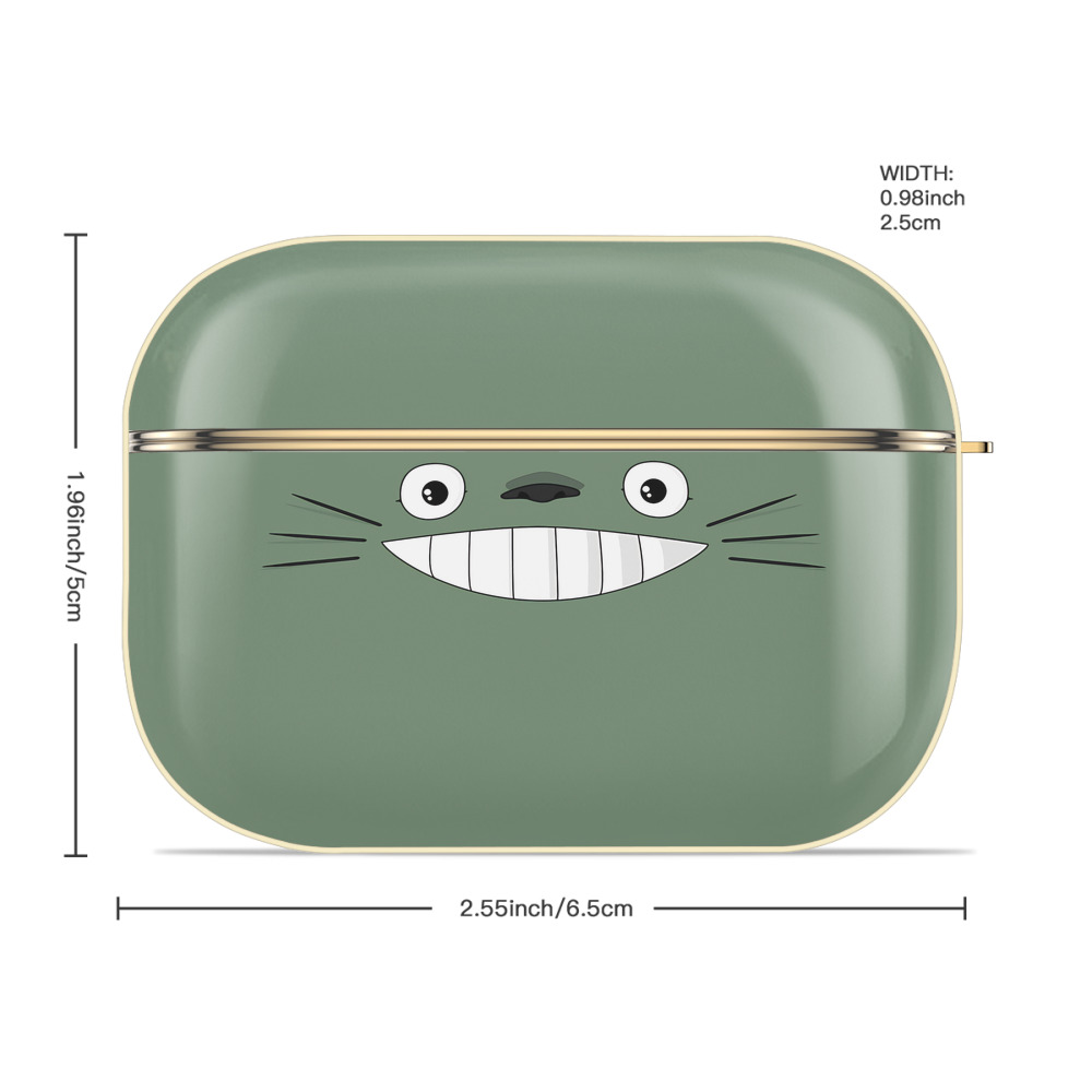 となりのトトロ 草壁メイ 草壁サツキ My Neighbor Totoro Satsuki Kusakabe Mei Kusakabe 【AirPods Pro用】ハードシェル保護ケース｜耐衝撃・防指紋・カラビナ付き商品仕様
