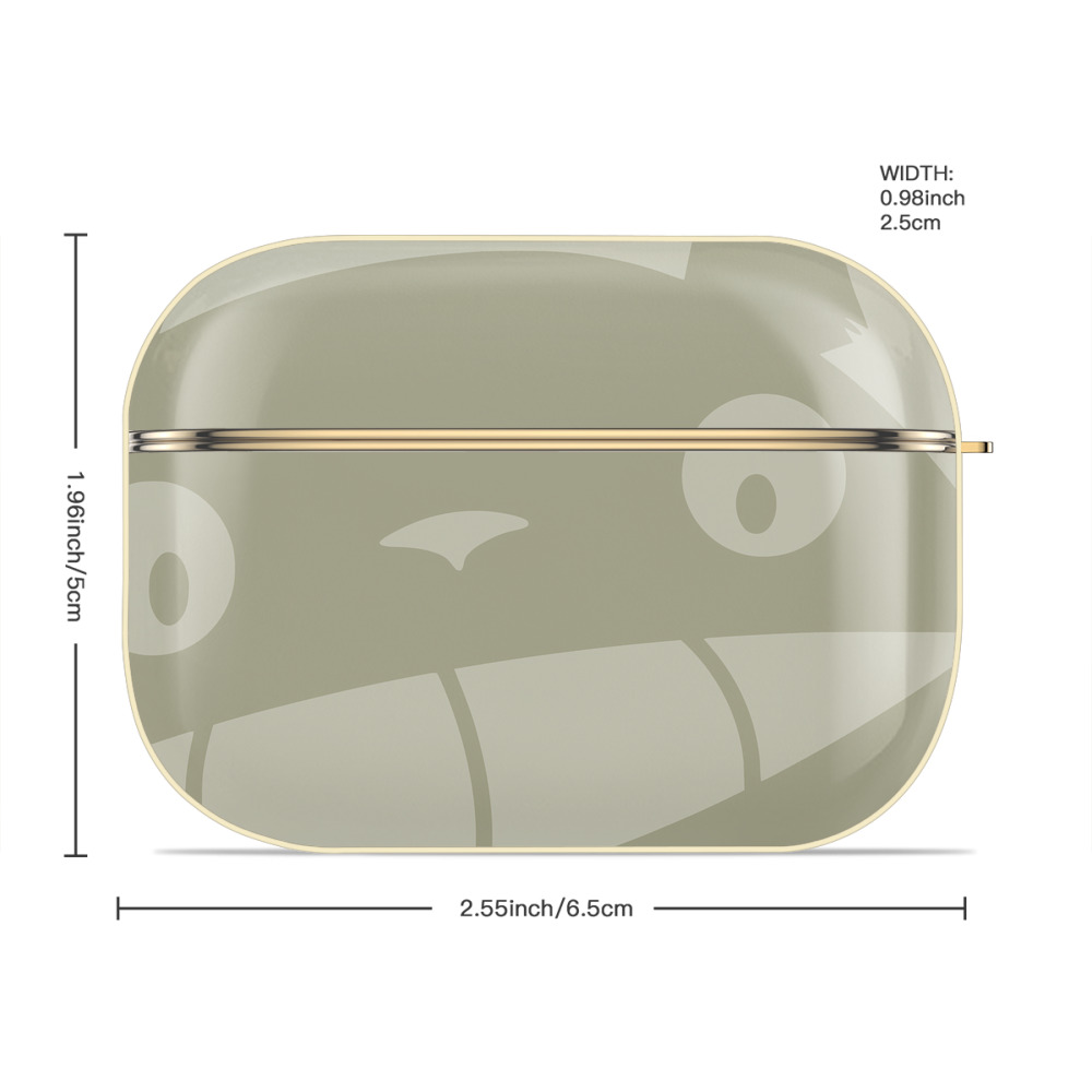 となりのトトロ 草壁メイ 草壁サツキ My Neighbor Totoro Satsuki Kusakabe Mei Kusakabe 【AirPods Pro用】ハードシェル保護ケース｜耐衝撃・防指紋・カラビナ付き商品仕様