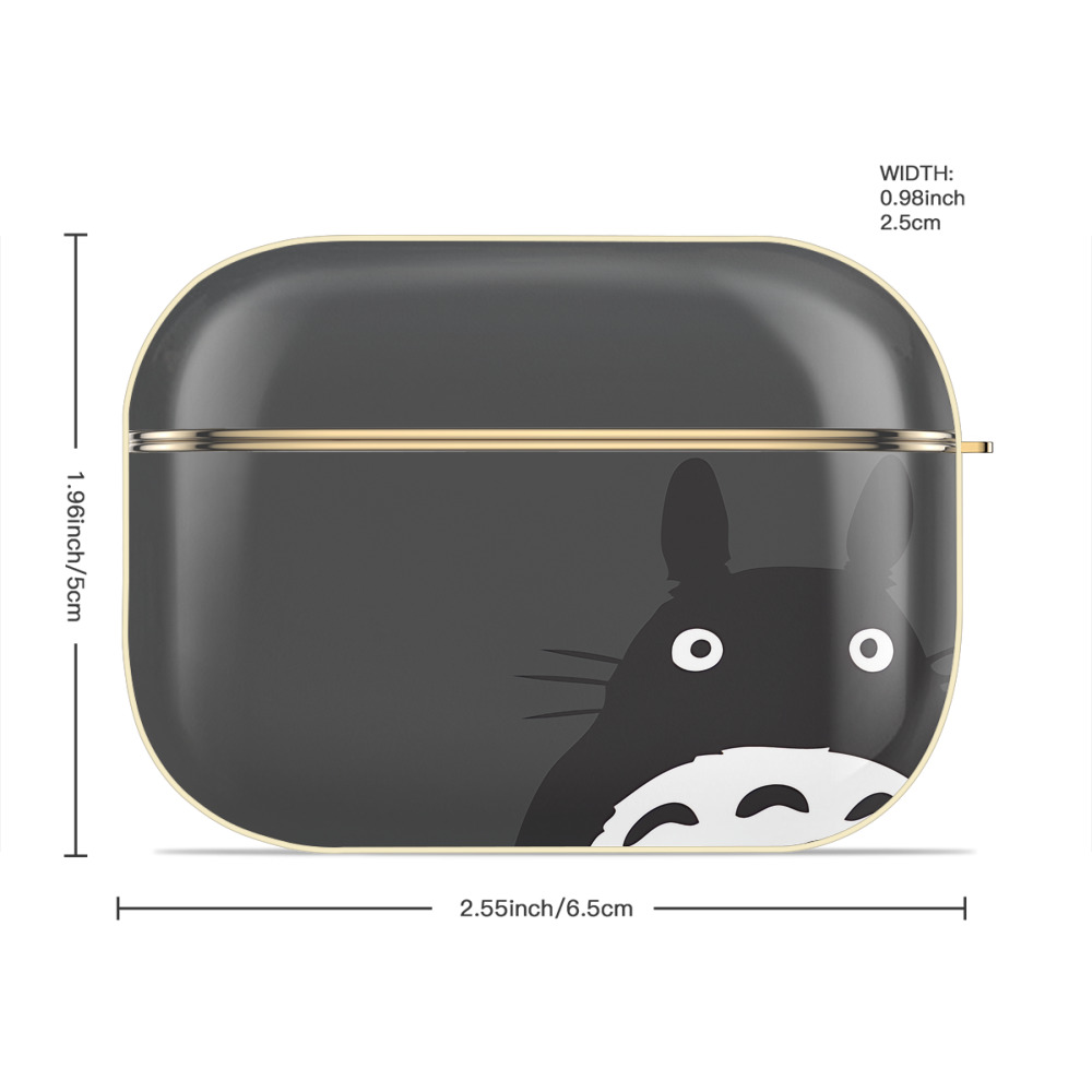 となりのトトロ 草壁メイ 草壁サツキ My Neighbor Totoro Satsuki Kusakabe Mei Kusakabe 【AirPods Pro用】ハードシェル保護ケース｜耐衝撃・防指紋・カラビナ付き商品仕様