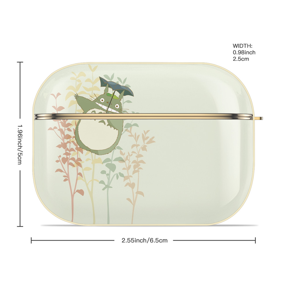 となりのトトロ 草壁メイ 草壁サツキ My Neighbor Totoro Satsuki Kusakabe Mei Kusakabe 【AirPods Pro用】ハードシェル保護ケース｜耐衝撃・防指紋・カラビナ付き商品仕様