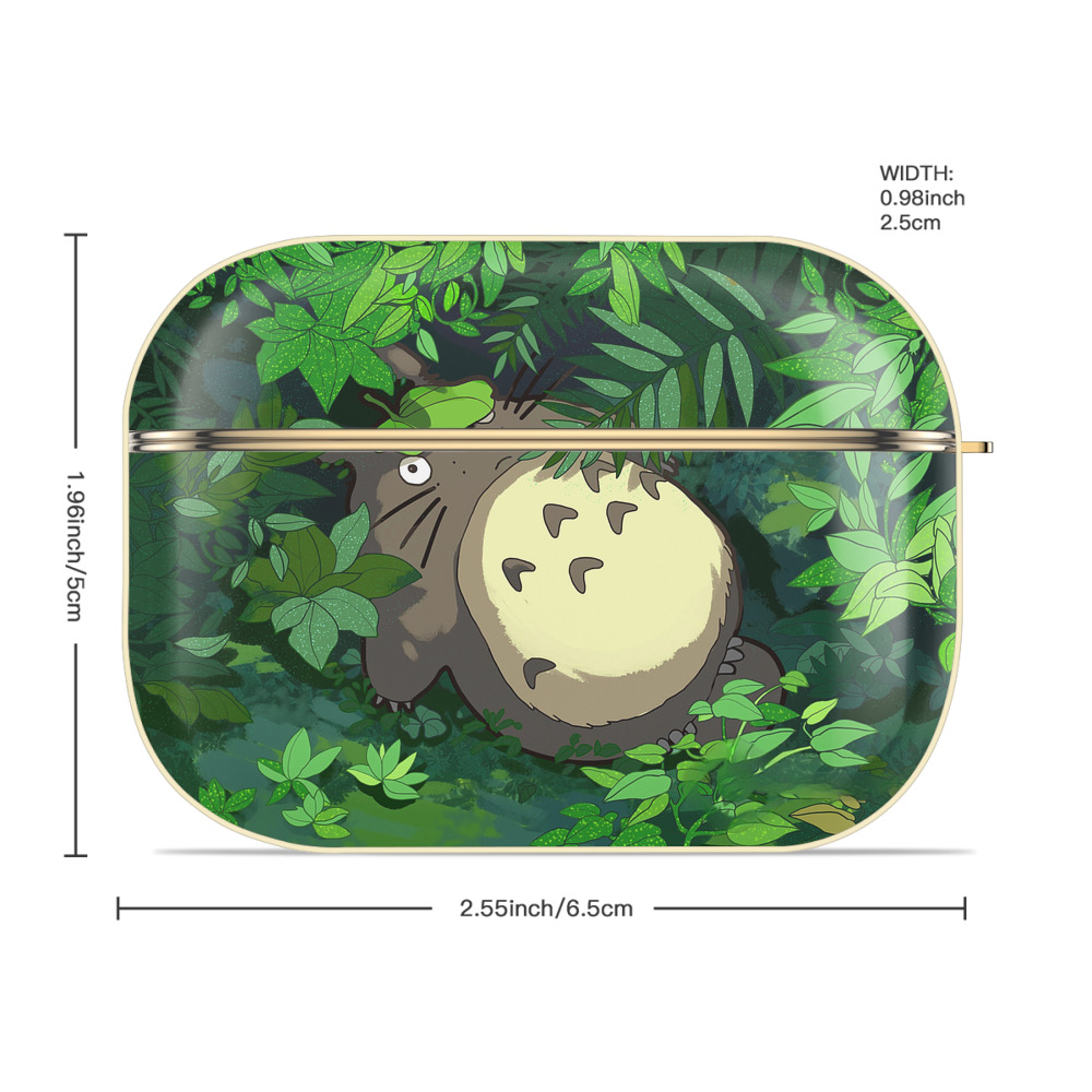 となりのトトロ 草壁メイ 草壁サツキ My Neighbor Totoro Satsuki Kusakabe Mei Kusakabe 【AirPods Pro用】ハードシェル保護ケース｜耐衝撃・防指紋・カラビナ付き商品仕様