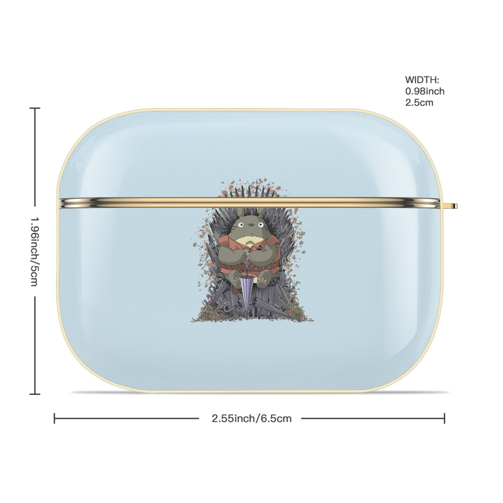 となりのトトロ 草壁メイ 草壁サツキ My Neighbor Totoro Satsuki Kusakabe Mei Kusakabe 【AirPods Pro用】ハードシェル保護ケース｜耐衝撃・防指紋・カラビナ付き商品仕様